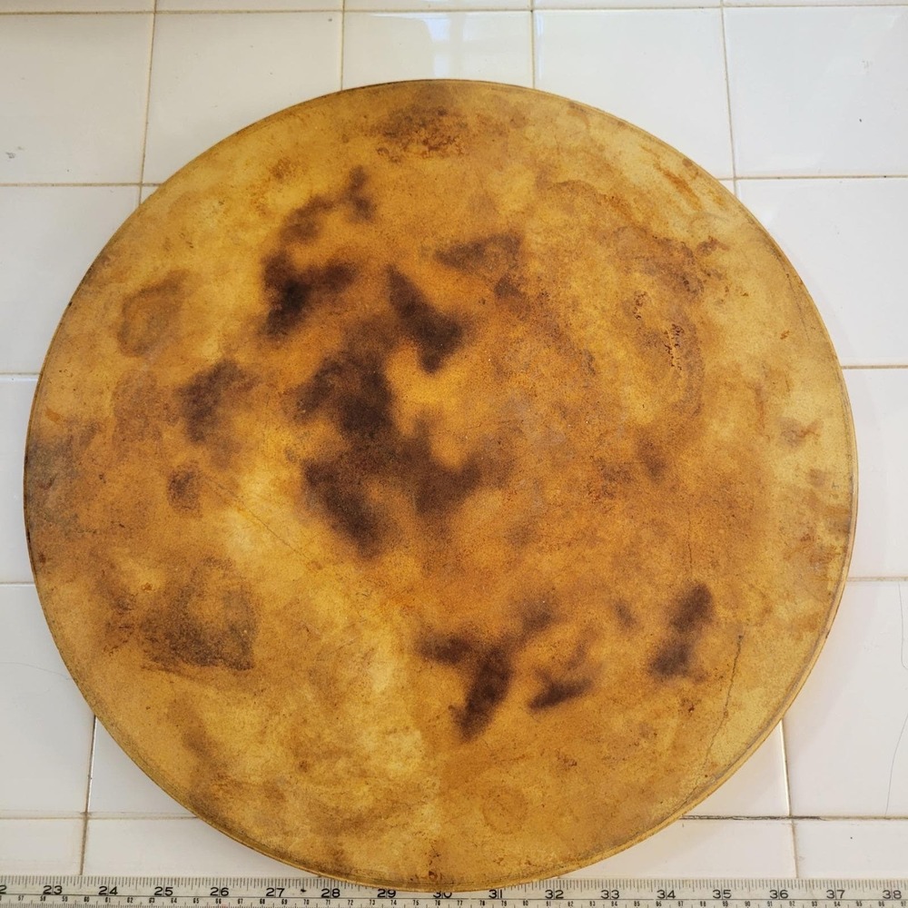 Unbranded 16" Pizza Stone Tan Round Ceramic Baking Pan